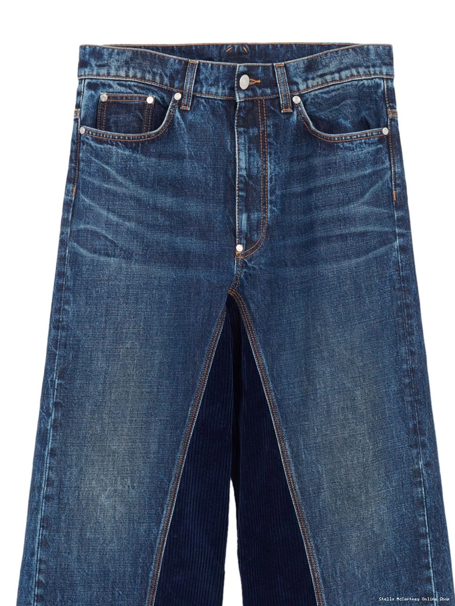 Cheap Women jeans McCartney panelled Stella straight-leg 0427